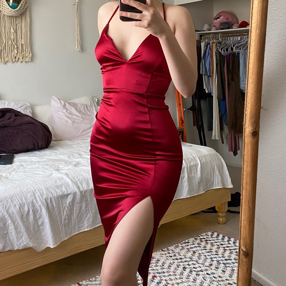 Red dress